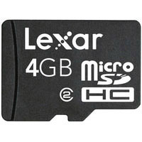 Lexar 4GB microSDHC Mobile Memory Card (LSDMI4GBASBEUA)
